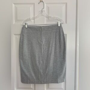 NWT Anatomie Skort: Built-In Shorts, Gray Mini Skirt Front Zip & Snap Closure XL